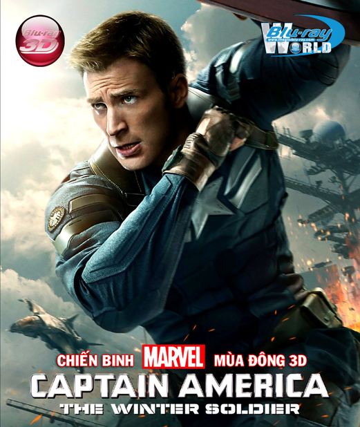 D216. Captain America : The Winter Soldier - CHIẾN BINH MÙA ĐÔNG 3D 25G(DTS-HD MA 7.1)